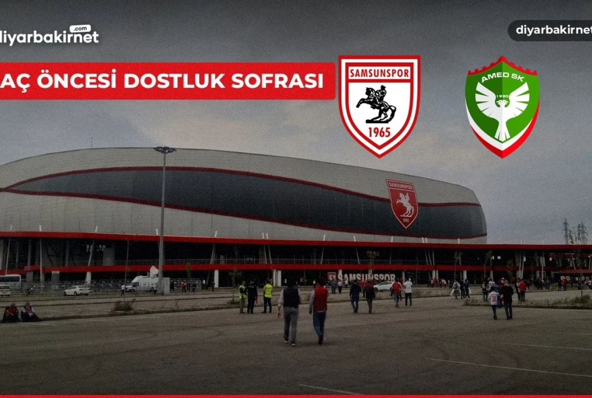 Amedspor ve Samsunspor yönetimleri aynı sofrada