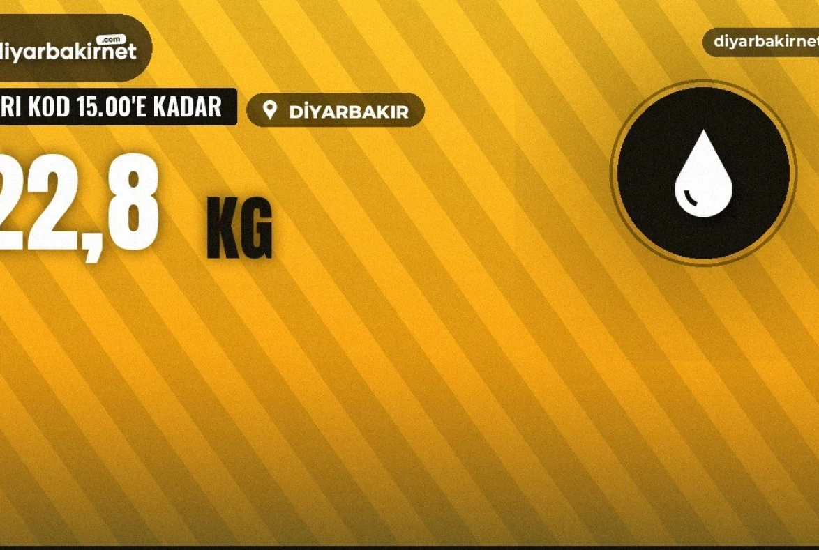 Diyarbakır'da sarı kod 15.00'te bitiyor