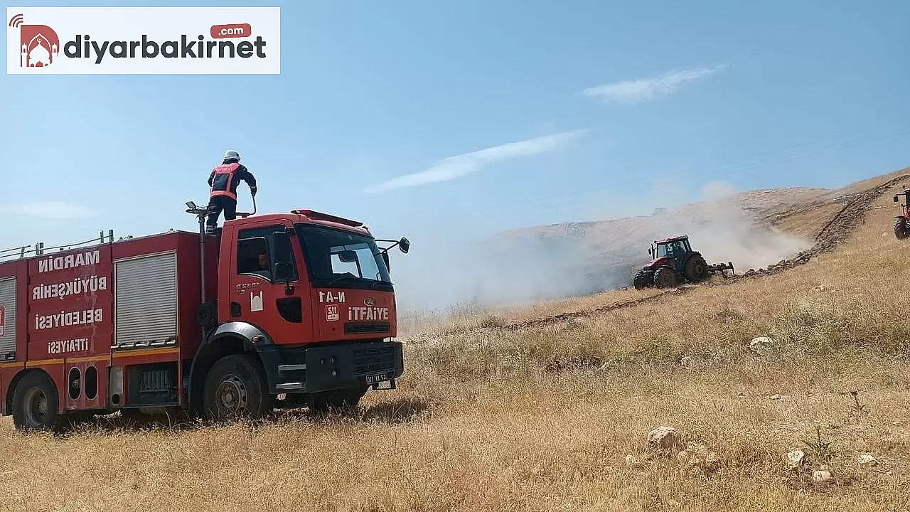 Nusaybin'de Çıkan Yangın Kontrol Altına Alındı, Zarar Tespit Ediliyor