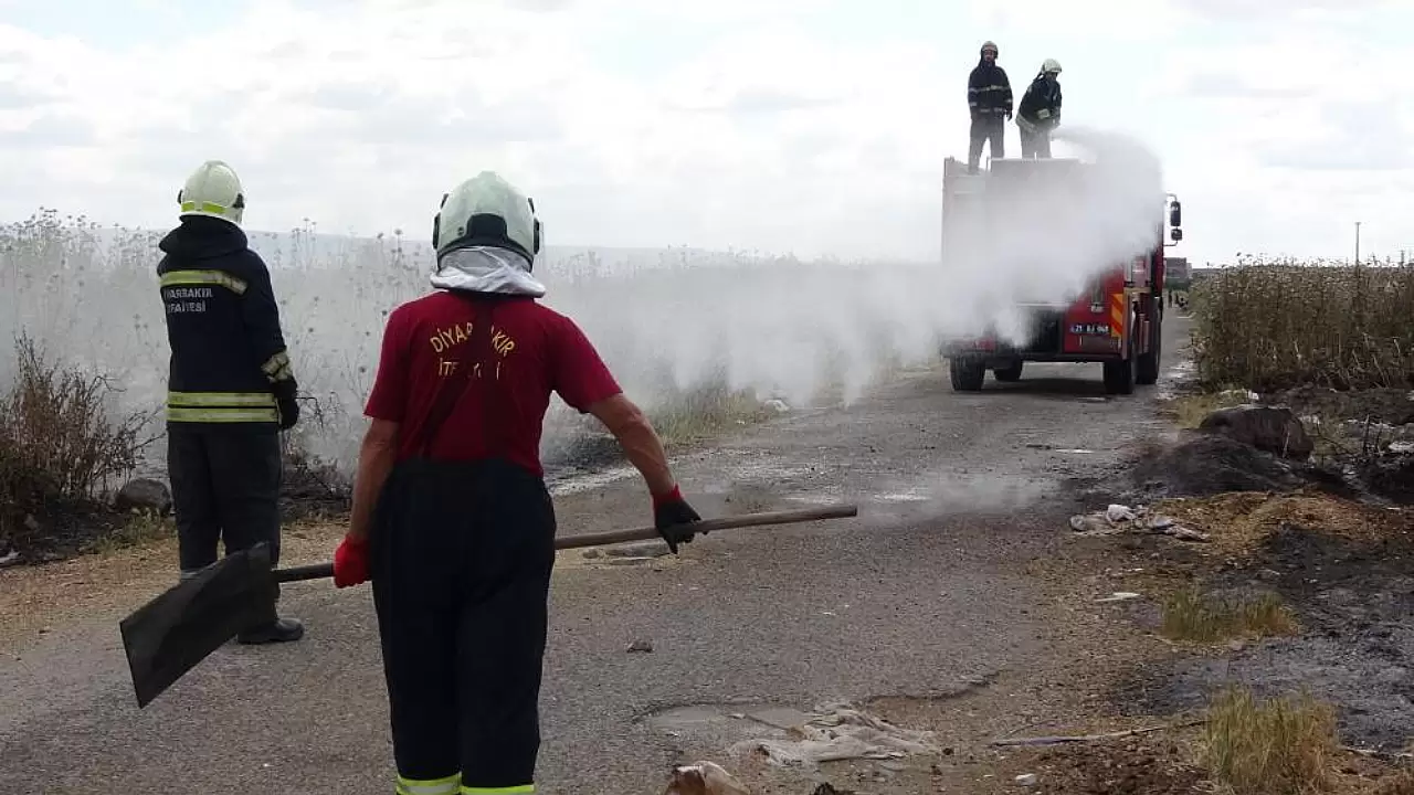 Diyarbakır'da Doğalgaz Boru Hattı Patladı: Olay Yerine Ekipler Sevk Edildi!