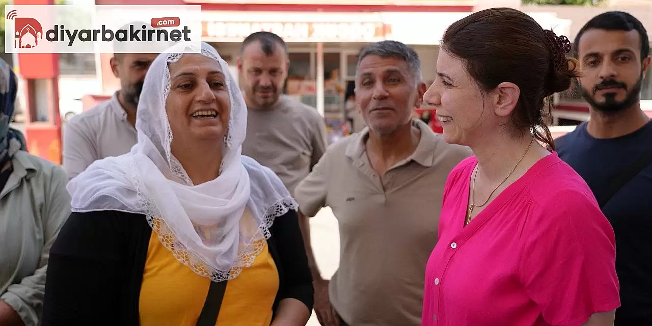 Eş Başkan Bucak, hastane ziyaretleri kapsamında hasta yakınlarını unutmadı