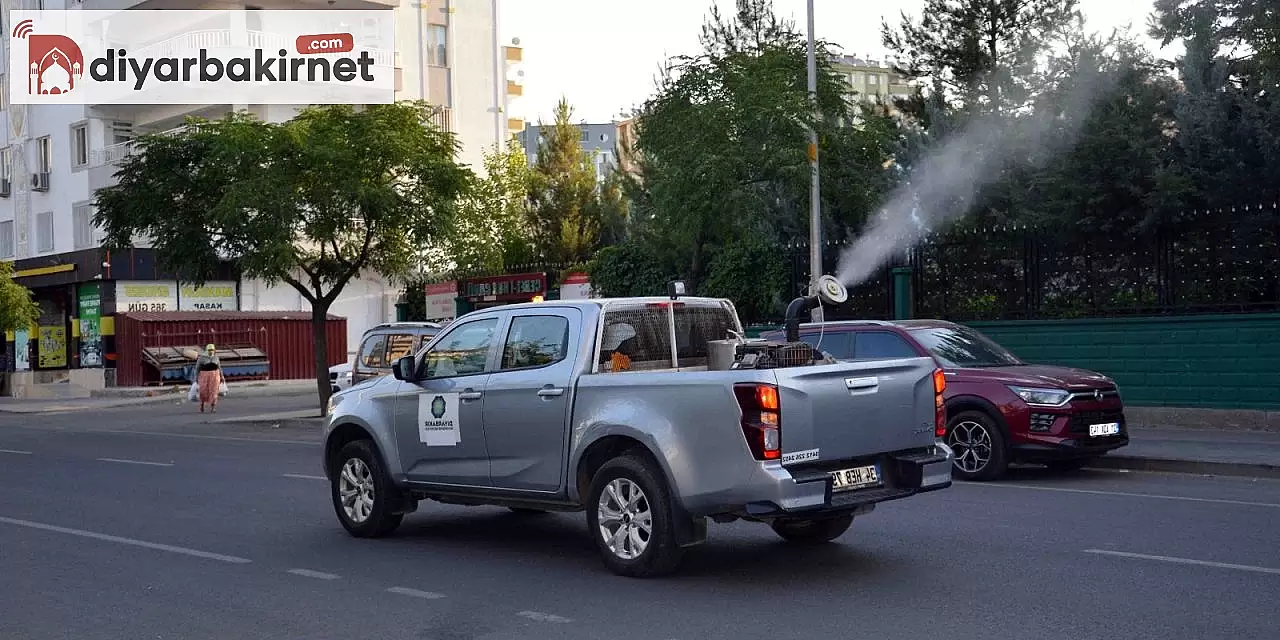 Diyarbakır'da ilaçlama faaliyetleri titizlikle sürüyor, böceklerin kabusu sona eriyor