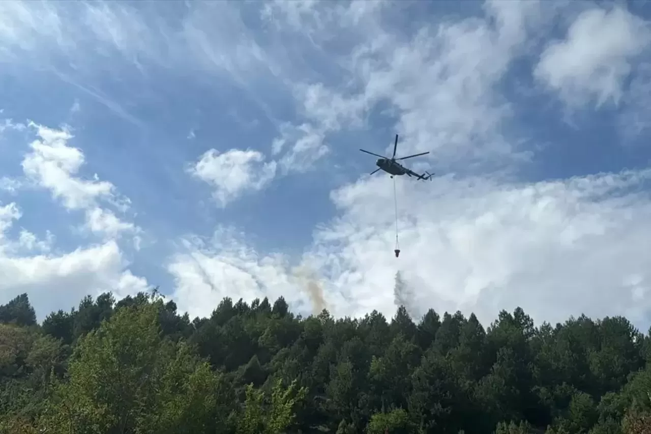 Zonguldak'ın Devrek İlçesinde Orman Yangını Kontrol Altına Alındı