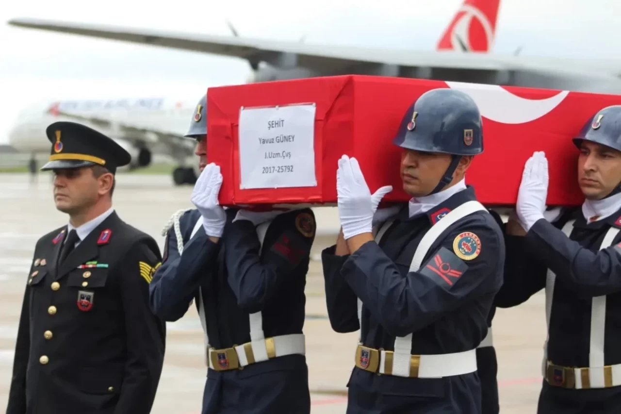 Silvan'da Şehit Olan Uzman Çavuş Yavuz Güney, Ordu'da Toprağa Verildi