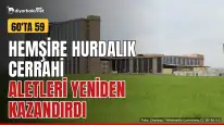 Hemşire Ahmet Gücü hurdalık aletleri onardı