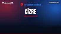Cizre'de kutlamada havai fişek gerginliği