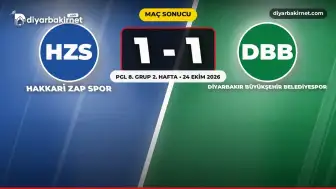 Büyükşehir Belediyespor Hakkari'de 1-1