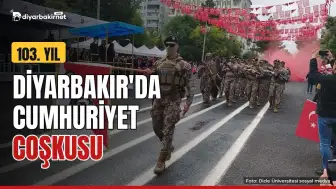 Diyarbakır'da Cumhuriyet coşkusu