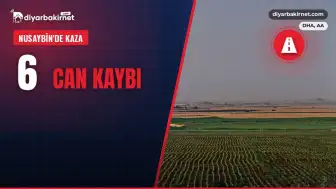 Nusaybin'de kanal faciası: Aynı aileden 6 can kaybı