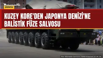 Kuzey Kore'den Japonya Denizi'ne füze salvosu