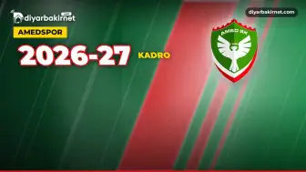 Amedspor 2026-27 kadrosu: Süper Lig'deki ilk sezonun oyuncuları