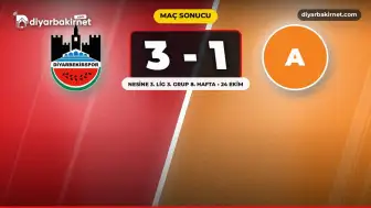 Diyarbekirspor ilk galibiyetini aldı: 3-1