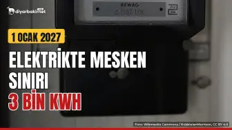 Mesken elektrik sınırı 1 Ocak'ta 3 bin kWh'ye iniyor