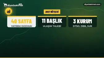 Diyarbakır'dan 40 sayfalık yatırım dosyası