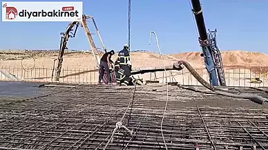 Mardin'de beton pompasının altında kalan işçi hayatını kaybetti