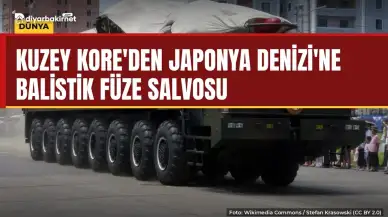 Kuzey Kore'den Japonya Denizi'ne füze salvosu