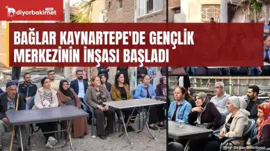 Kaynartepe'de gençlik merkezinin inşası başladı