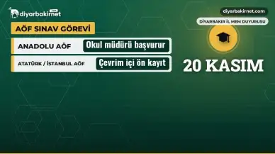 AÖF sınav görevi kaydı başladı