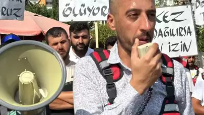 Adana’da Motosikletli Kuryelerden İş Bırakma Eylemi