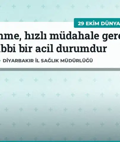 Diyarbakır'da inme şüphesinde dakikalar önemli