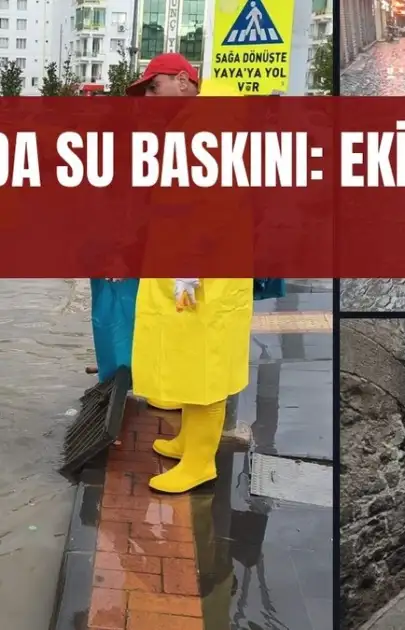 Diyarbakır'da su baskını: Ekipler sahada