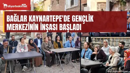 Kaynartepe'de gençlik merkezinin inşası başladı