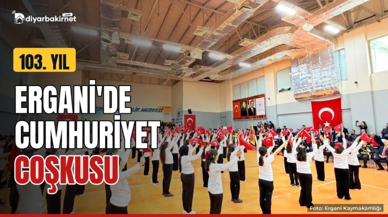 Ergani'de 29 Ekim coşkusu