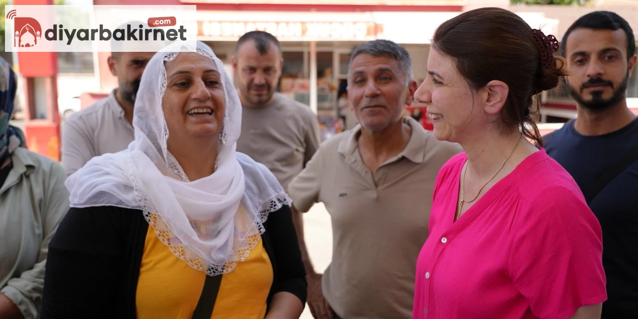 Eş Başkan Bucak, hastane ziyaretleri kapsamında hasta yakınlarını unutmadı