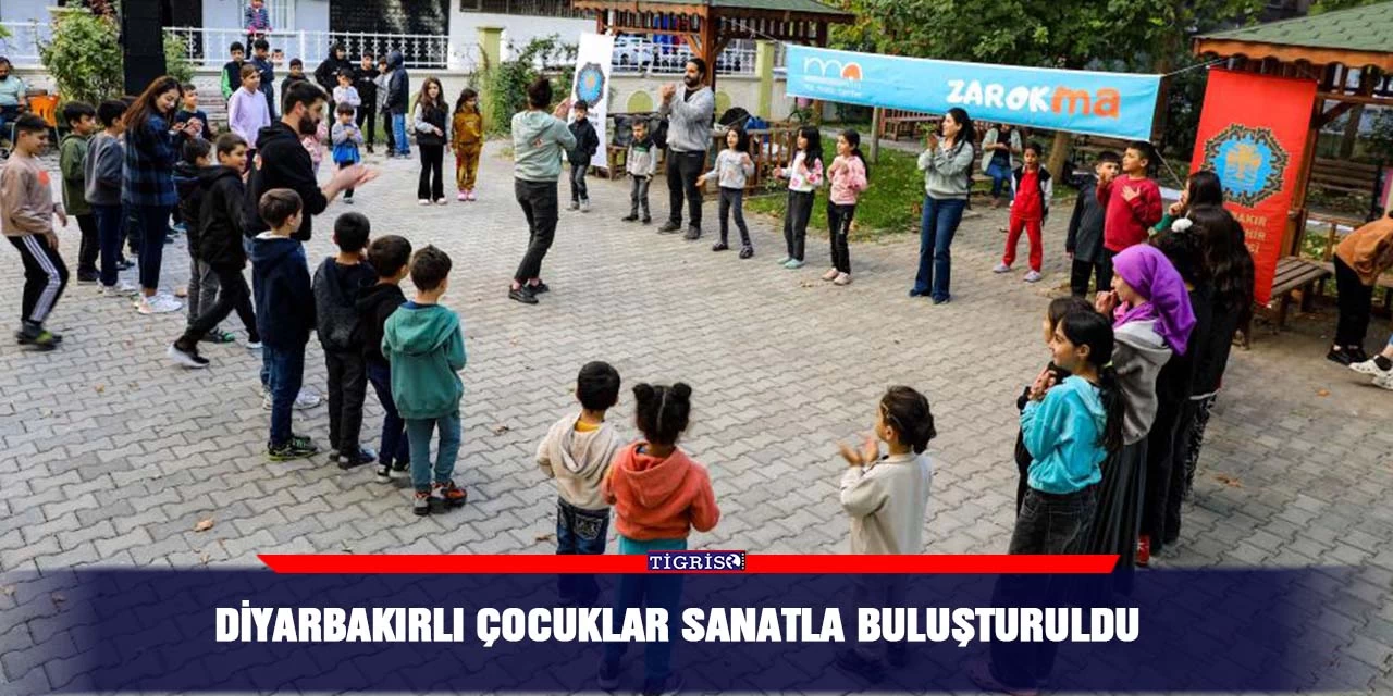 Diyarbakır'da çocuklar sanatın büyülü dünyasıyla buluştu