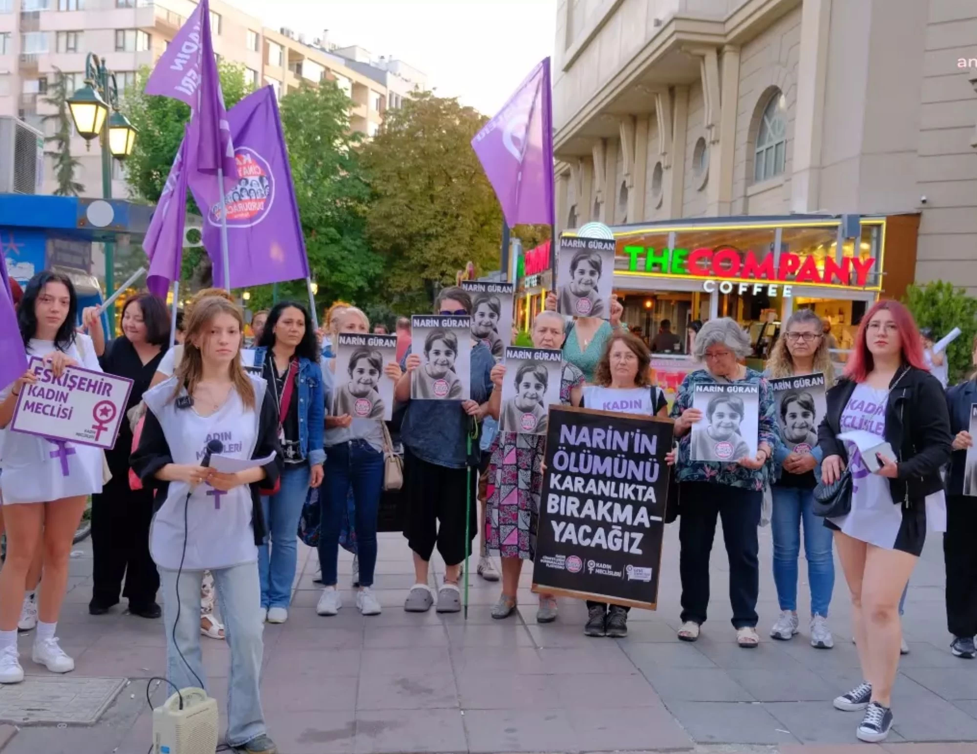 Eskişehir Kadın Meclisleri'nden Narin Güran İçin Basın Açıklaması: "Çocukları Korumak Mümkün"