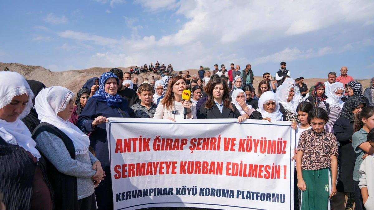 Kervanpınar'da GES nöbeti sürüyor