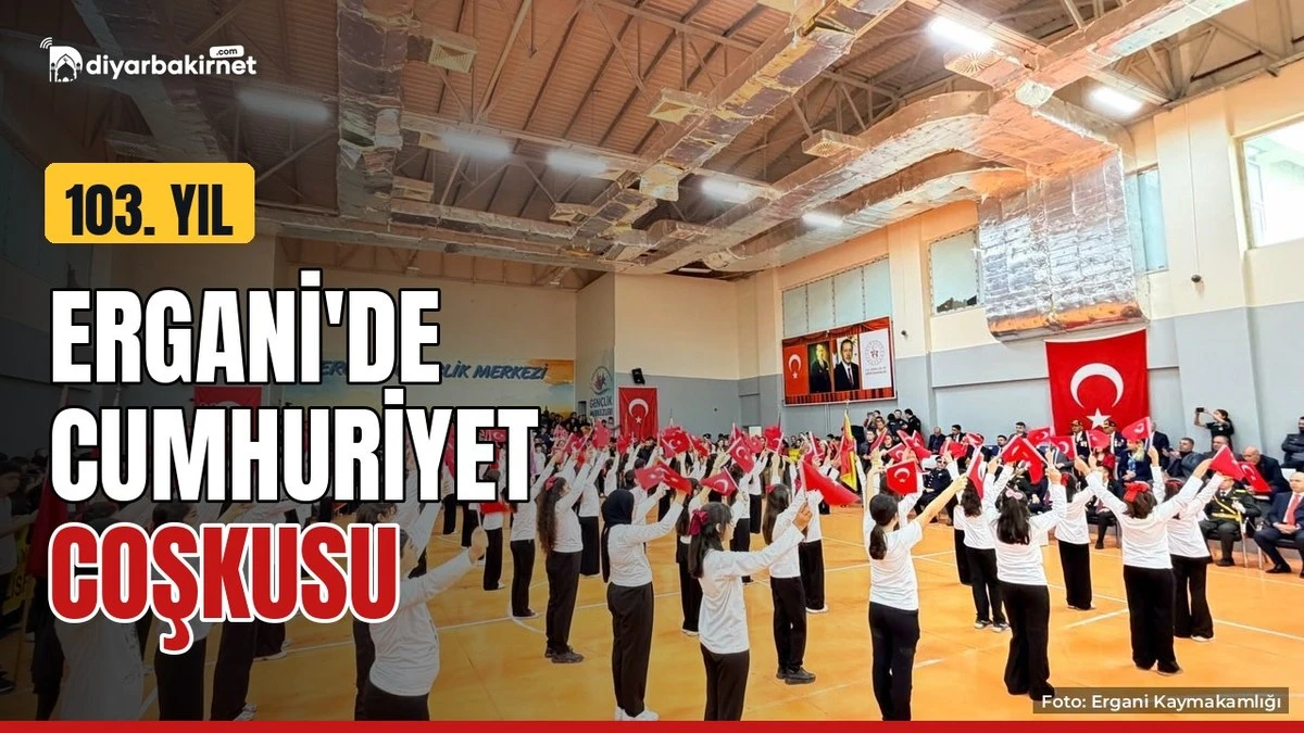 Ergani'de 29 Ekim coşkusu