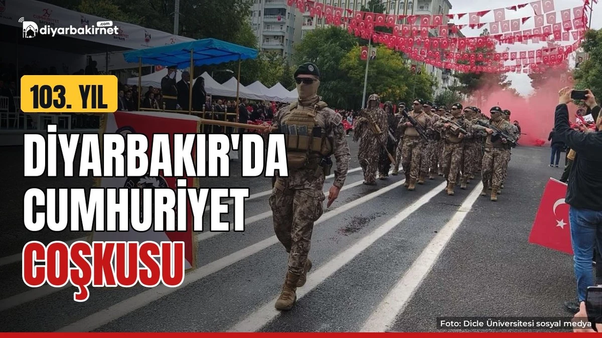 Diyarbakır'da Cumhuriyet coşkusu