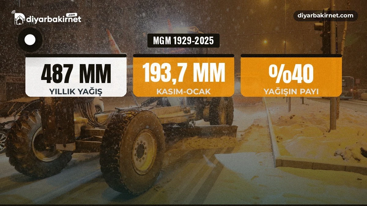 Diyarbakır'da yağışın yüzde 40'ı üç ayda düşüyor