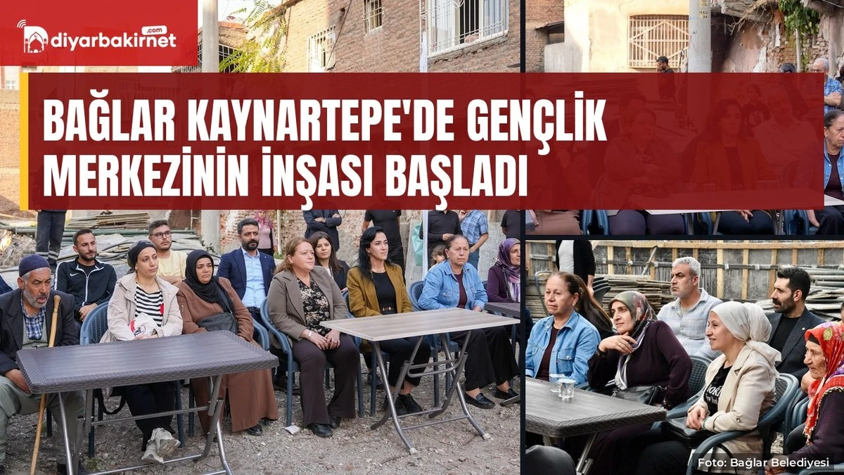 Kaynartepe'de gençlik merkezinin inşası başladı