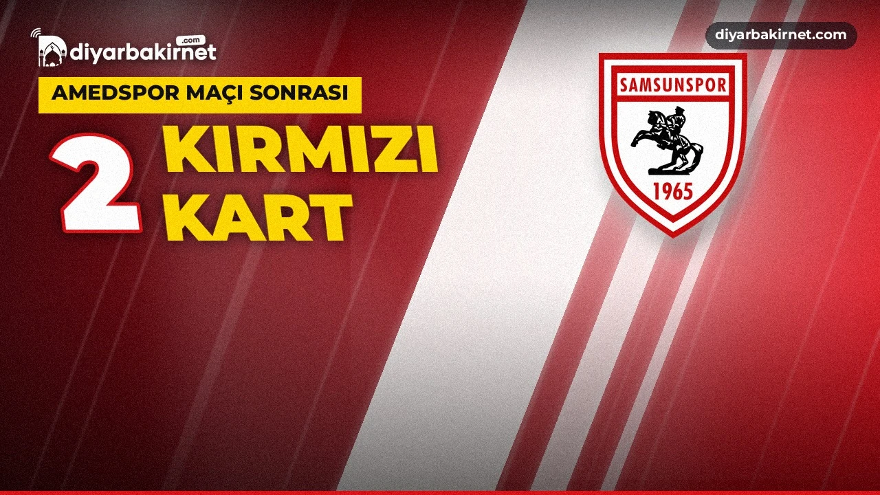 Samsunspor'dan Amedspor maçı sonrası hakem tepkisi