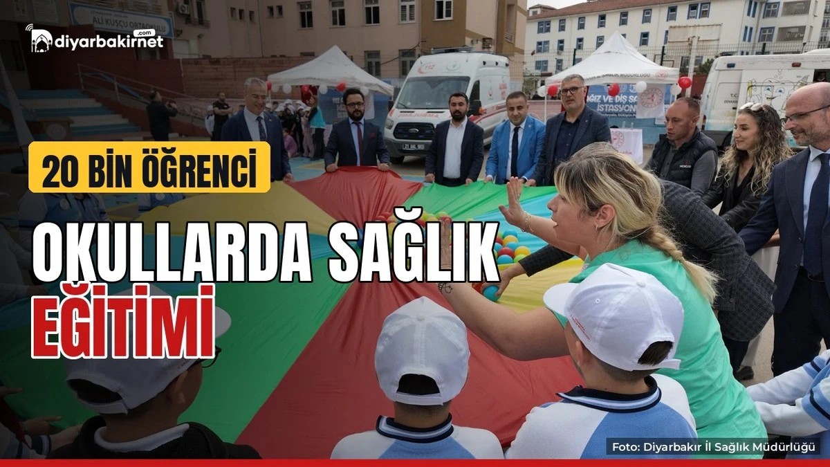 Okullarda sağlık eğitimi: Hedef 20 bin öğrenci