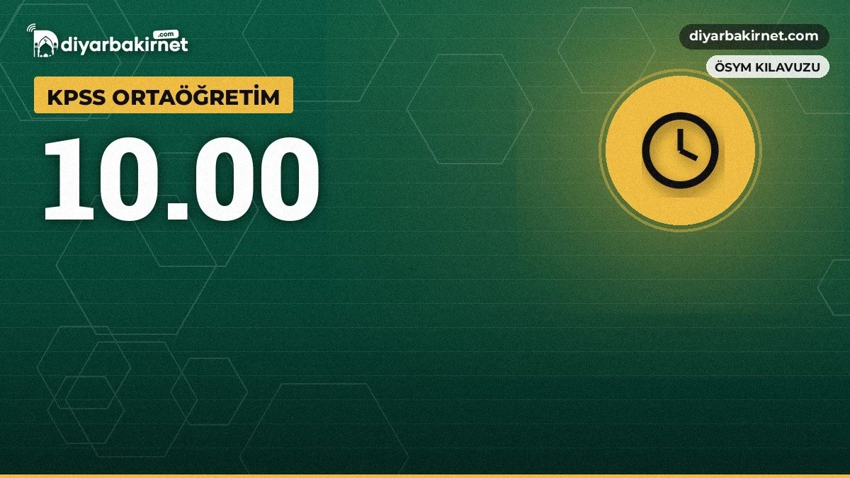 KPSS'de kapılar 10.00'da kapandı