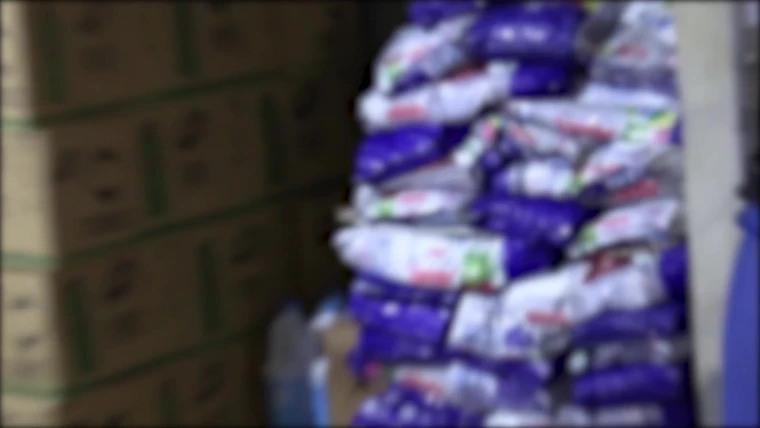 Diyarbakır Yenişehir'de ele geçirilen taklit deterjan paketleri